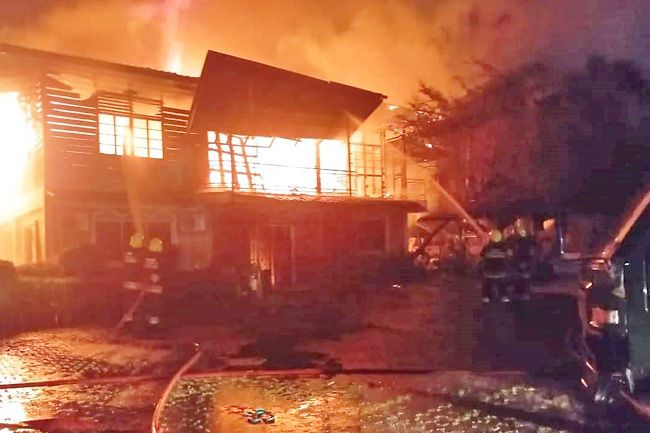 Weekend inferno strikes two homes in Brunei