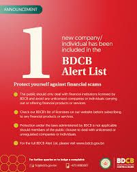 Brunei's central bank updates alert list, adds unlicensed entity
